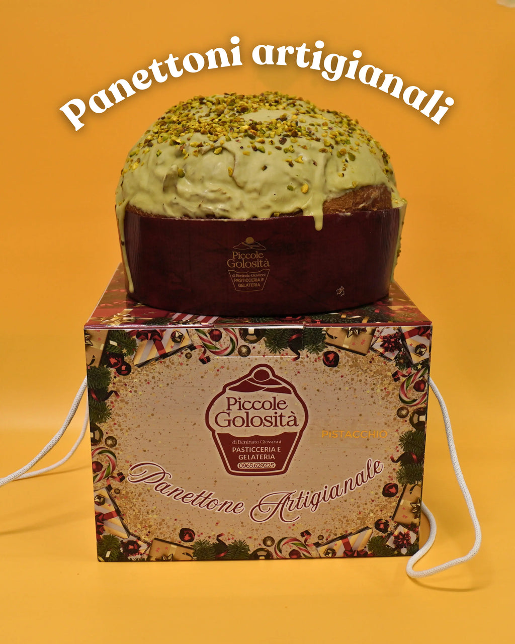 Panettone Artigianale - 1,3 kg con sac à poche e scatola premium